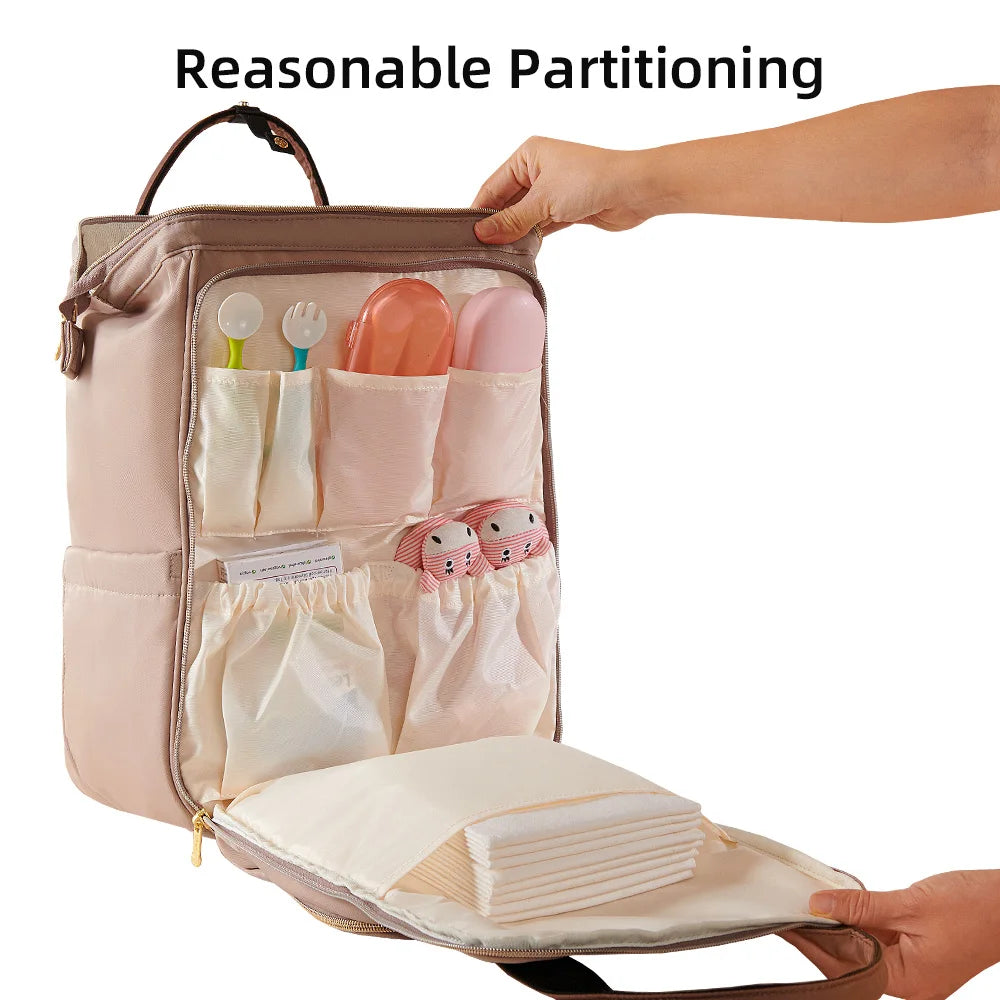 Diaper Backpack Bag Mommy Large Capacity Bag Multi-function Waterproof Outdoor Travel Diaper Bags